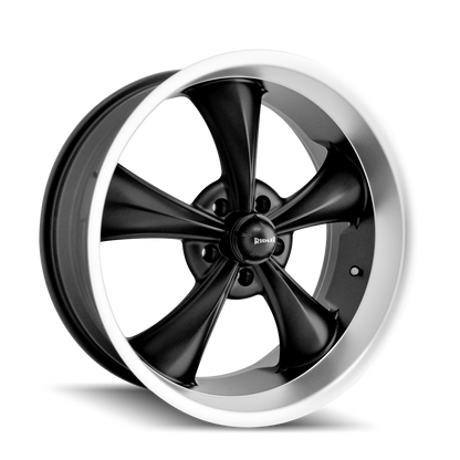 RIDLER RIDLER 695 MATTE BLACK MACHINED 18X8 5-127 0MM 83.82MM