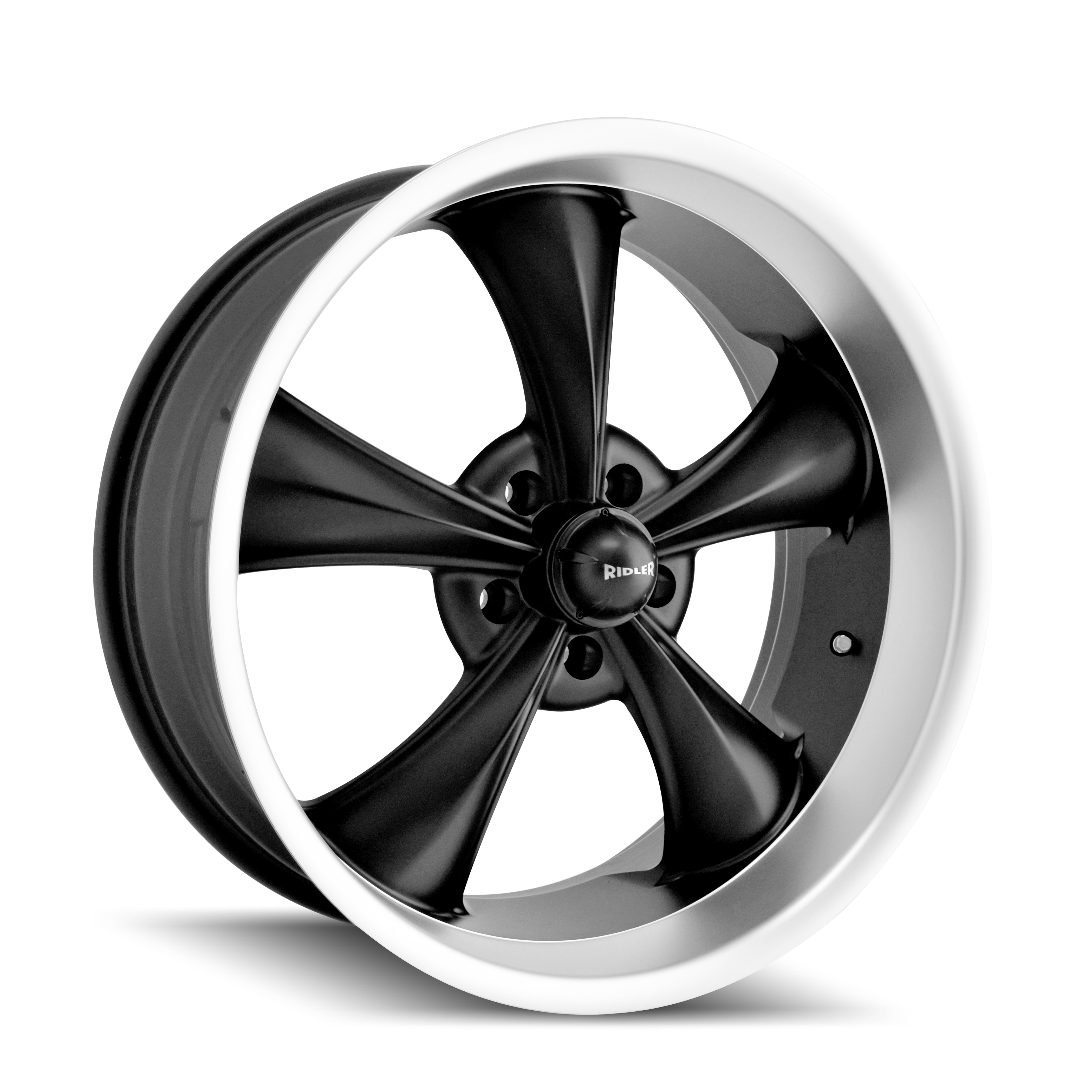 RIDLER RIDLER 695 MATTE BLACK MACHINED 17X8 5-114.3 0MM 83.82MM