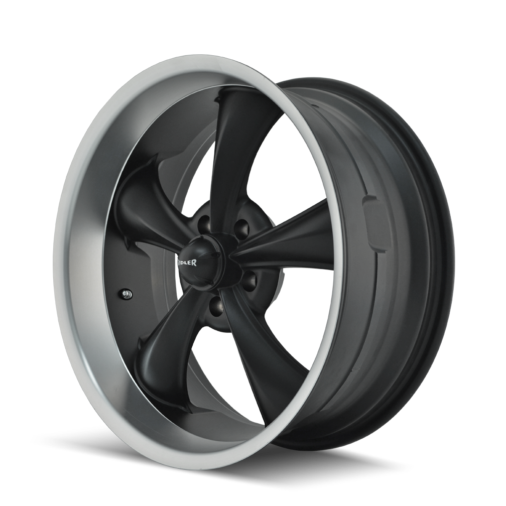RIDLER RIDLER 695 MATTE BLACK MACHINED 20X10 5-127 0MM 83.82MM