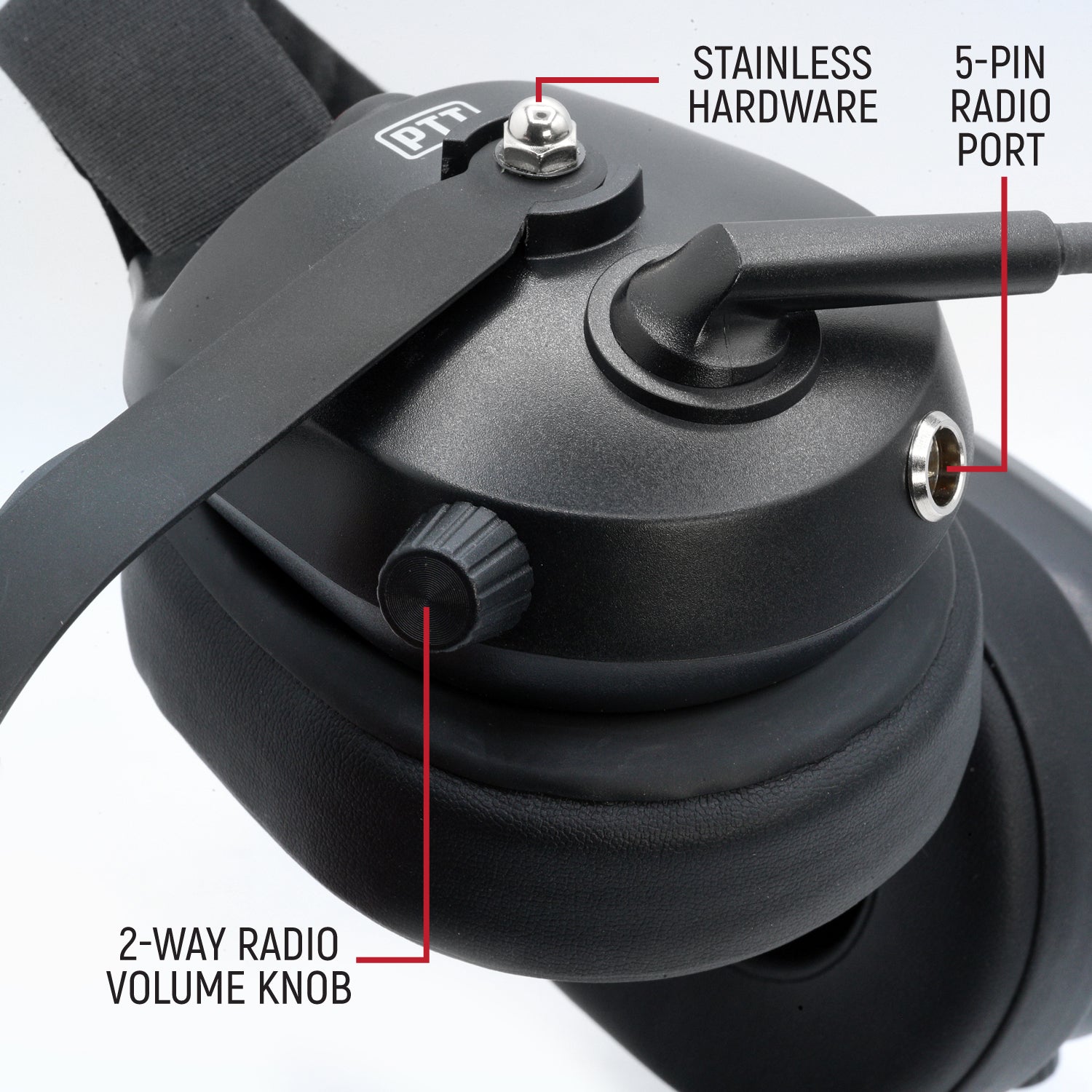 Bluetooth Headset for Cell Phones - 2-Way Radio Compatible (OTH and BTH)