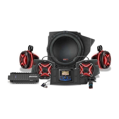 Polaris RZR V-Spec 5 Speaker Plug-&-Play Kit with JVC