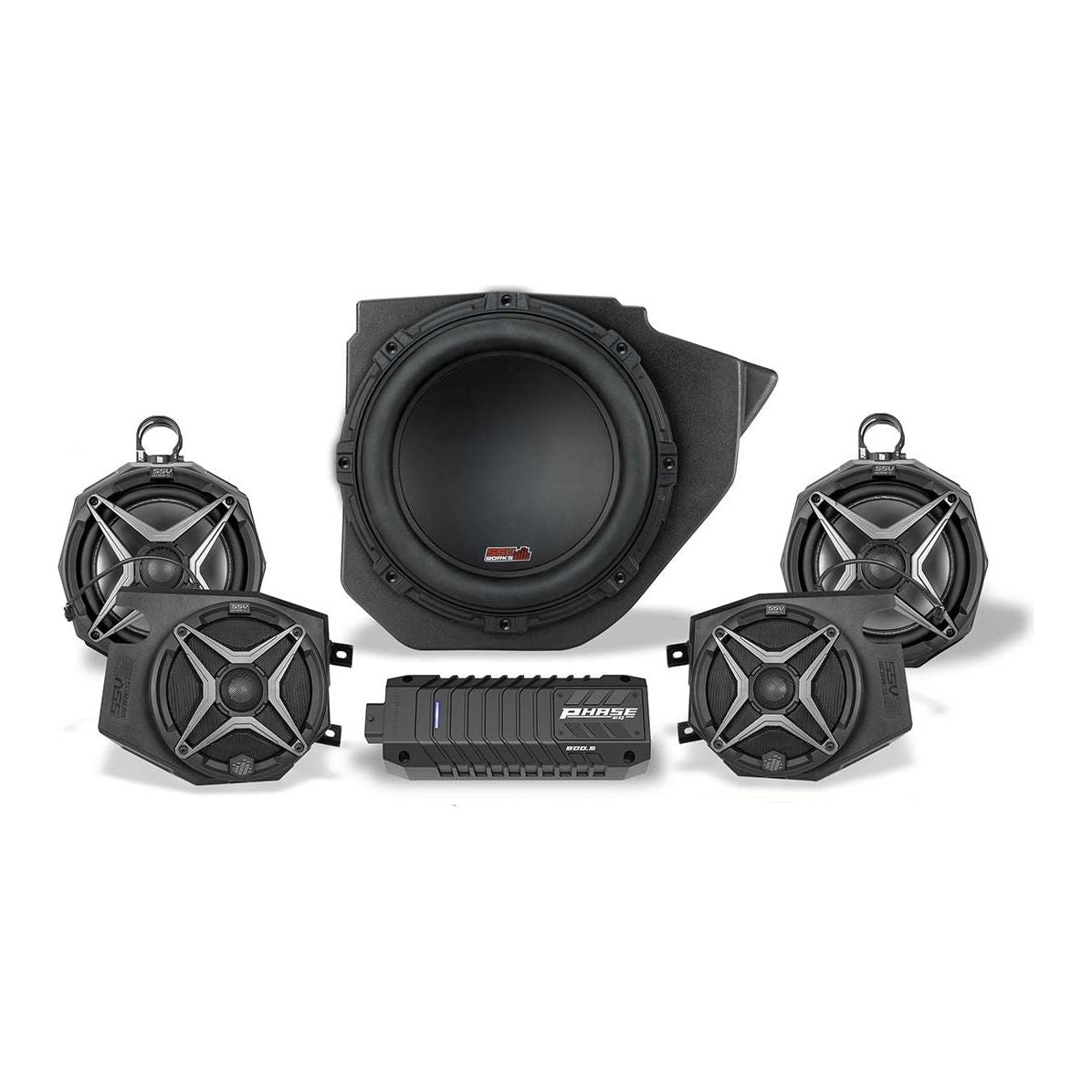 Polaris RZR Ride Command Phase X 5 Speaker Plug-&-Play System
