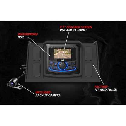 Polaris RZR V-Spec 5 Speaker Plug-&-Play Kit with JVC