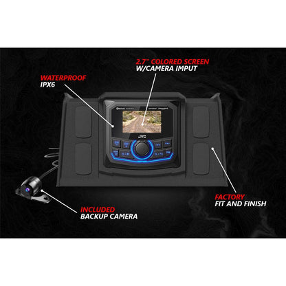 Polaris RZR V-Spec 3 Speaker Plug-&-Play Kit with JVC