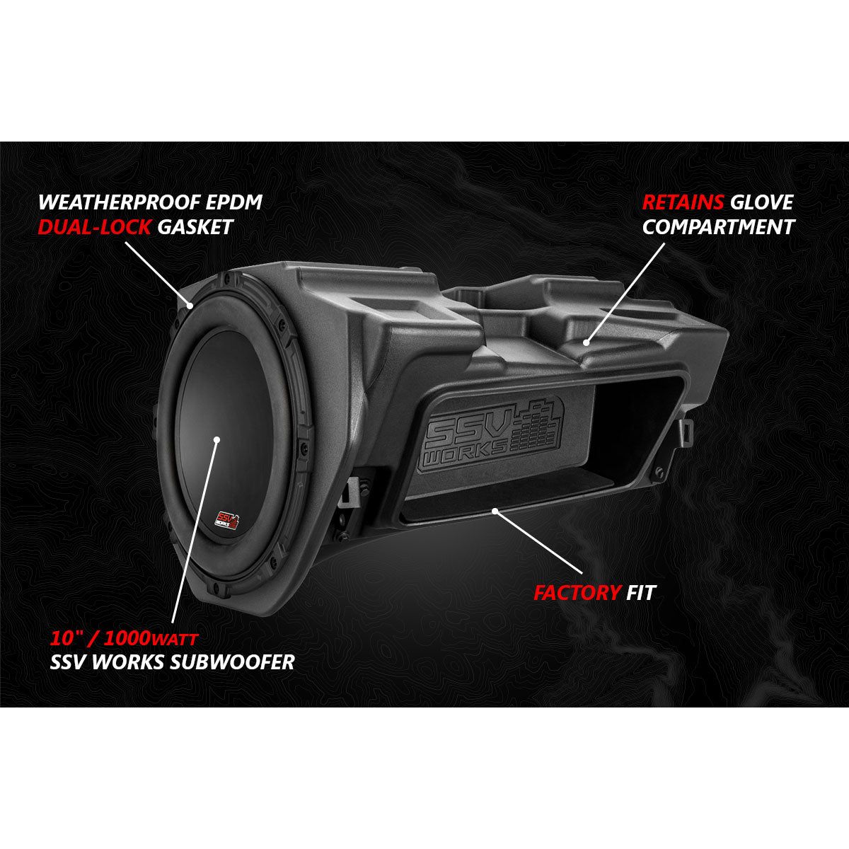 Polaris RZR Ride Command A-Spec 5 Speaker Plug-&-Play System