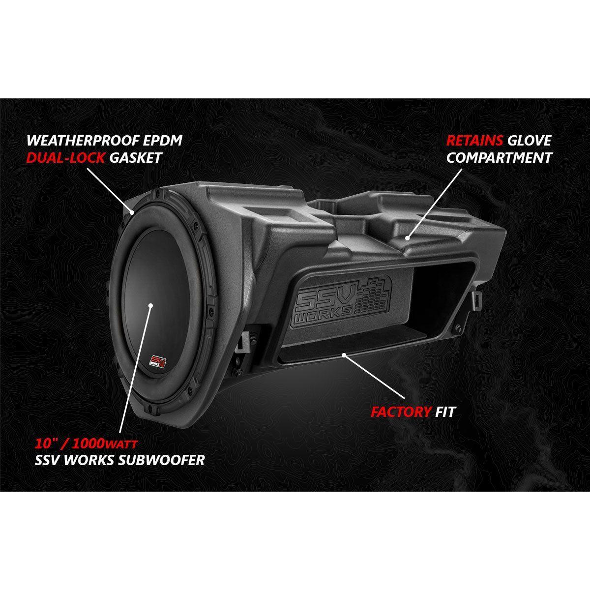 Polaris RZR Ride Command V-Spec 5 Speaker Plug-&-Play Kit