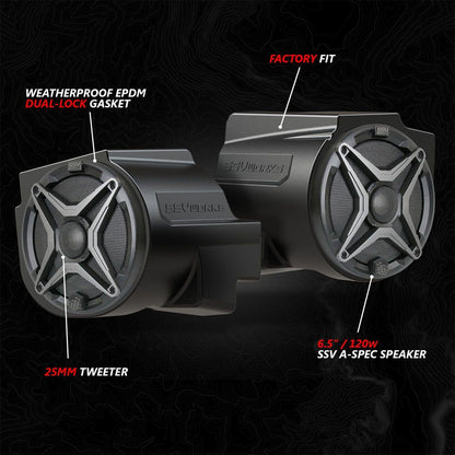 Polaris RZR Pro Series Phase-4 A-Spec 5-Speaker 800watt System for Ride Command