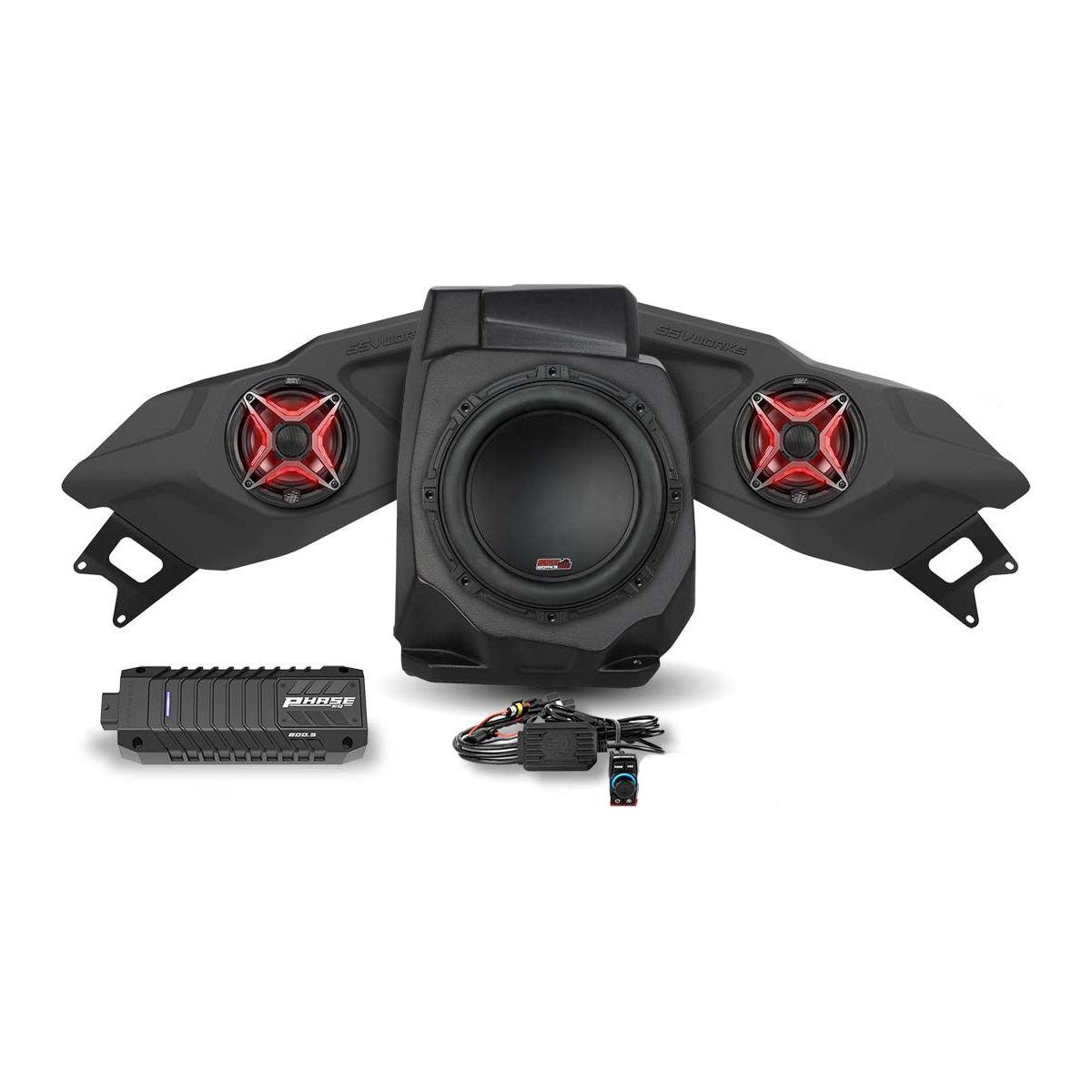 Polaris RZR Pro / Turbo R Ride Command V-Spec 3 Speaker Plug-&-Play System