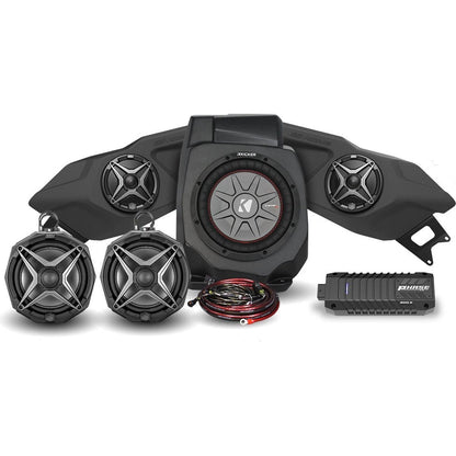 Polaris RZR Pro / Turbo R Ride Command Phase X 5 Speaker Plug-&-Play System