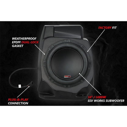 Polaris RZR Pro / Turbo R Ride Command V-Spec 3 Speaker Plug-&-Play System