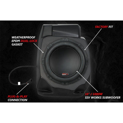 Polaris RZR Pro / Turbo R A-Spec 5 Speaker Plug-&-Play System with JVC