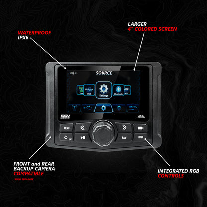 2020-2024 Polaris® RZR PRO Series Phase-2 A-Spec 4-Speaker 200watt System w/MRB4