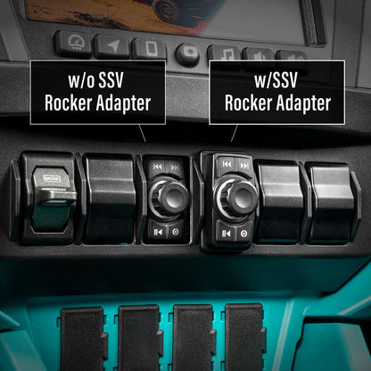 SSV Works Polaris RZR Pro Series Snap In Rocker Switch Carling Adapter