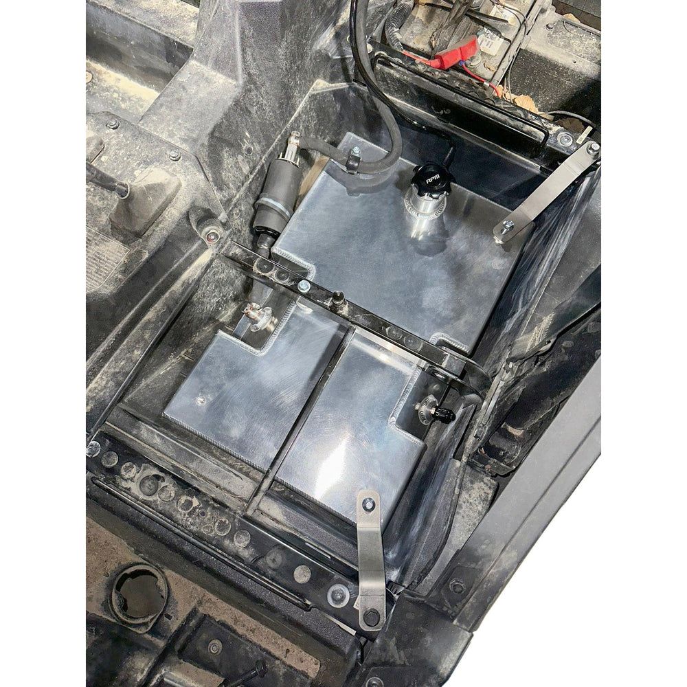 RZR Auxiliary Fuel Tank - 4 Seat XPT / XP1000 / Turbo S 4.5G Auxiliary Fuel Gas Tank Kit