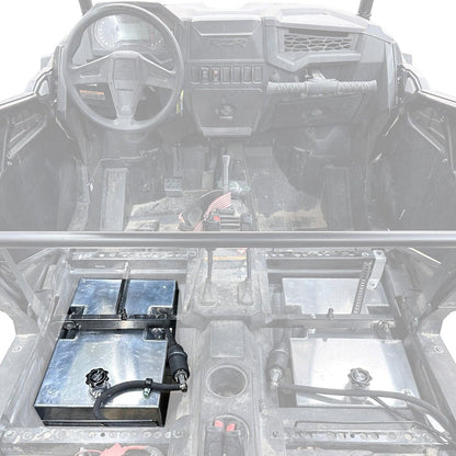 RZR Auxiliary Fuel Tank - 4 Seat XPT / XP1000 / Turbo S 4.5G Auxiliary Fuel Gas Tank Kit