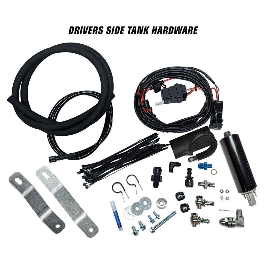 RZR Auxiliary Fuel Tank - 4 Seat XPT / XP1000 / Turbo S 4.5G Auxiliary Fuel Gas Tank Kit