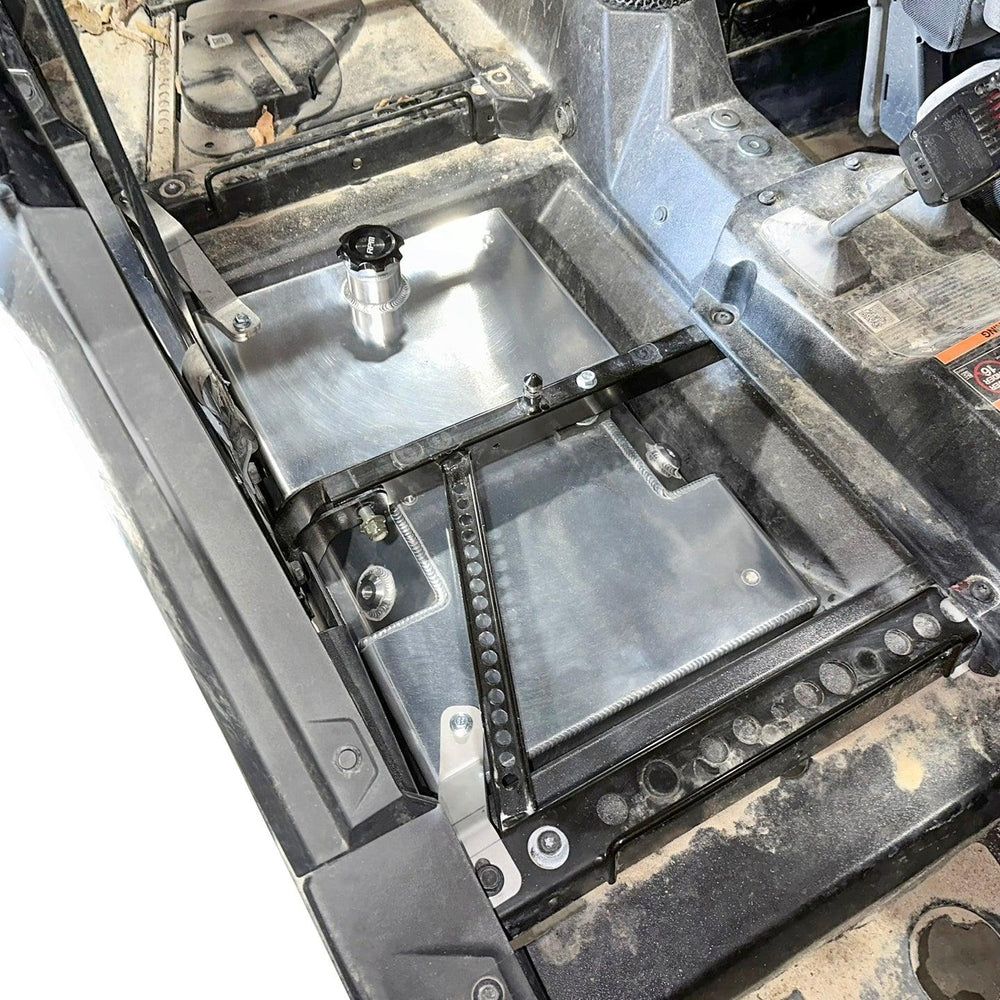 RZR Auxiliary Fuel Tank - 4 Seat XPT / XP1000 / Turbo S 4.5G Auxiliary Fuel Gas Tank Kit