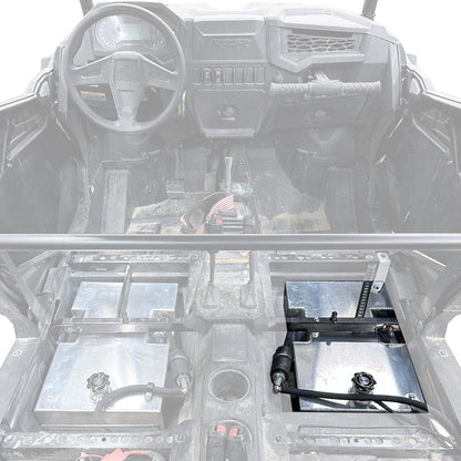 RZR Auxiliary Fuel Tank - 4 Seat XPT / XP1000 / Turbo S 4.5G Auxiliary Fuel Gas Tank Kit