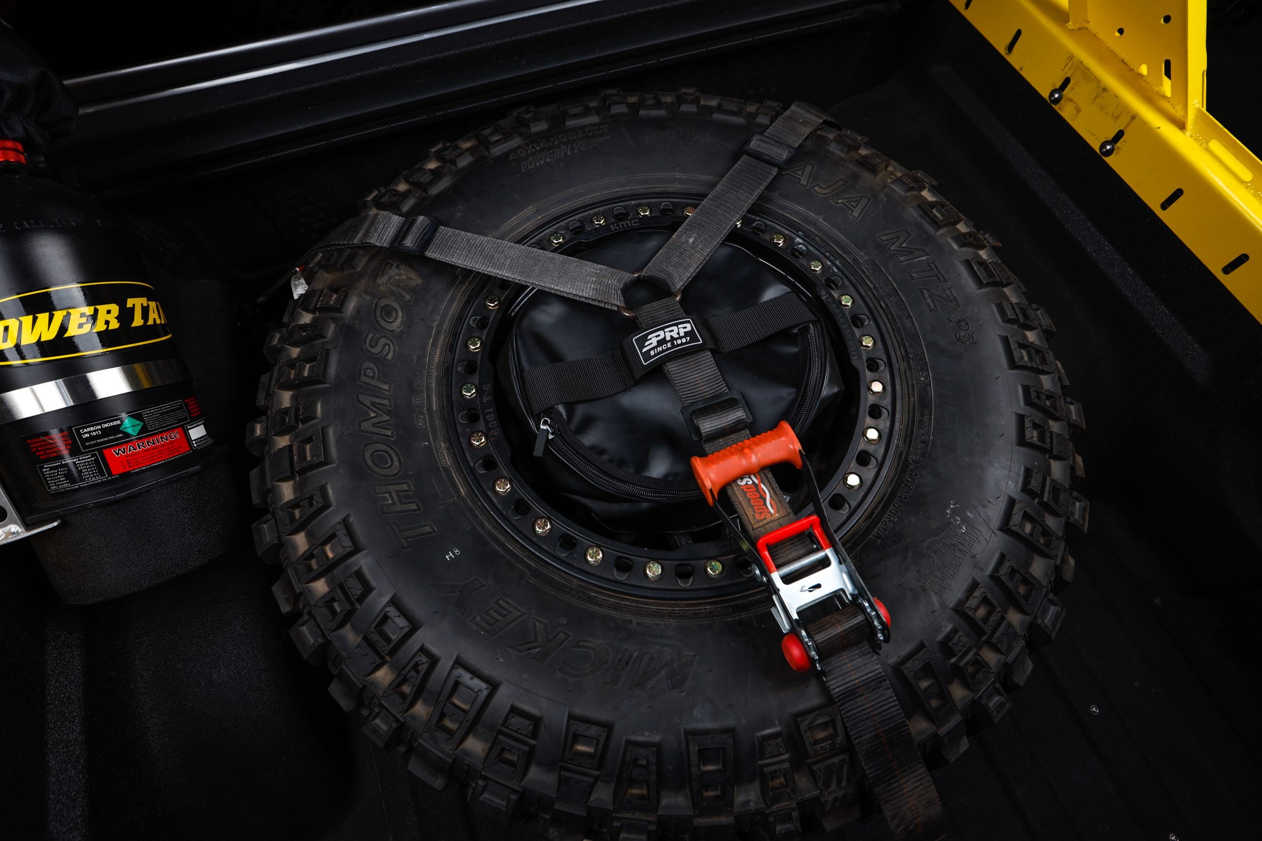 2" HD 3-Point Spare Tire Tie-Down with Swivel Hooks - SpeedStrap
