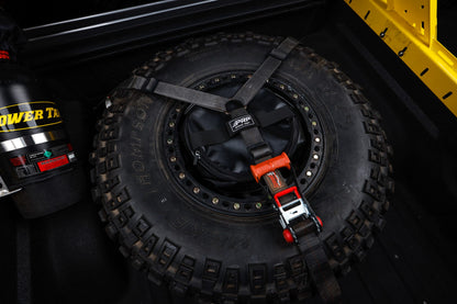 2" HD 3-Point Spare Tire Tie-Down with Swivel Hooks - SpeedStrap