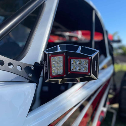 Sawtooth Side Mirrors (M10-1.25 Threaded Ball Mount)