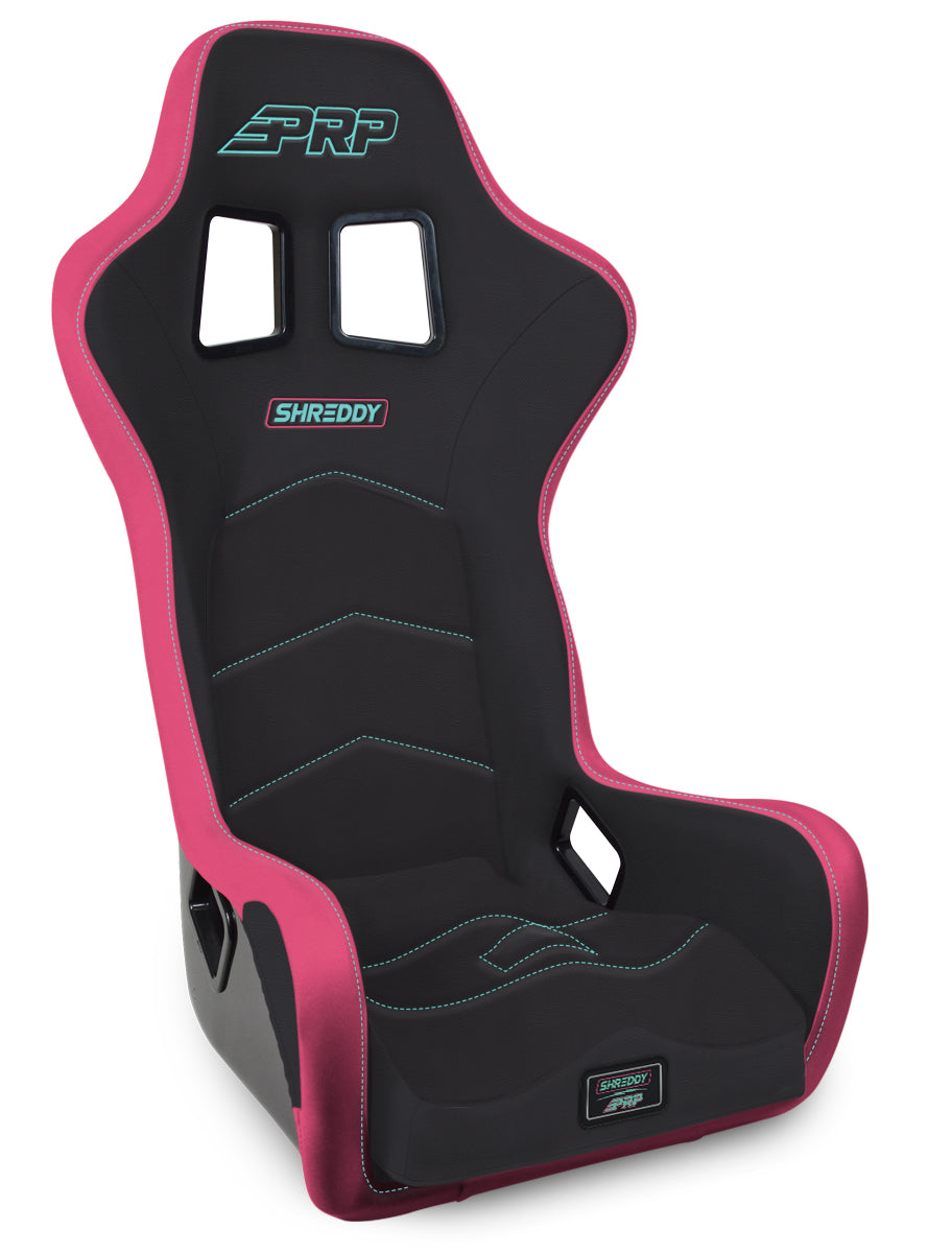 Shreddy Edition Alpha Composite Seat, Extra Wide, Cracked Black