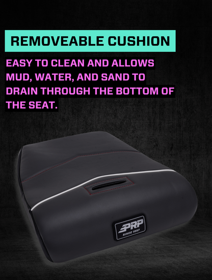 Shreddy Edition XCR Suspension Seat, Cracked Black