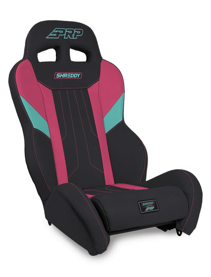 Shreddy Edition XCR Suspension Seat, Cracked Black