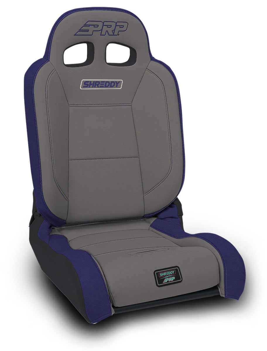 Shreddy Edition EnduroDaily Reclining Suspension Seat, Gray and