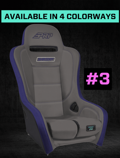 Shreddy Podium Suspension Seat; Black and