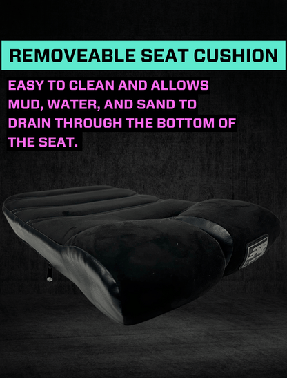 Shreddy Podium Suspension Seat; Black and