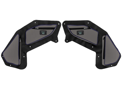 PRP Shreddy Rear Door Bags for Polaris RZR PRO XP4, PRO R4, Turbo R4 (Pair), Black and Pink