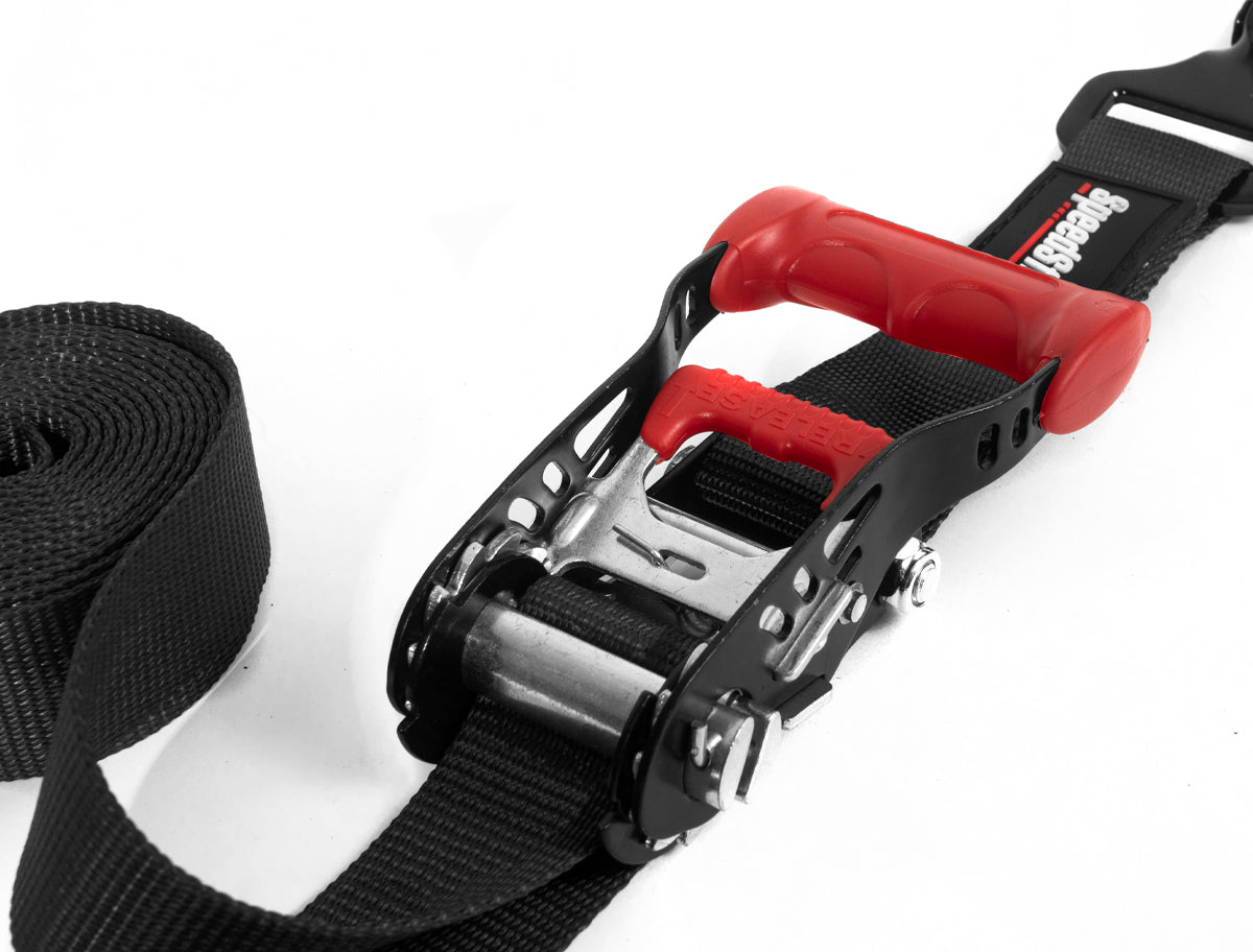 1.5" x 10' Ratchet Tie-Down w/ Soft-Tie (2 Pack) - SpeedStrap