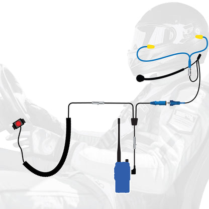 RUGGED Wired Driver Only Communication Kit with R1 Radio