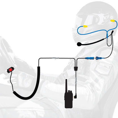 RUGGED Wired Driver Only Communication Kit with RDH16 Radio