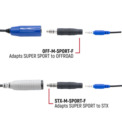 OFFROAD and STX SUPER SPORT Headset and Helmet Kit Adapter
