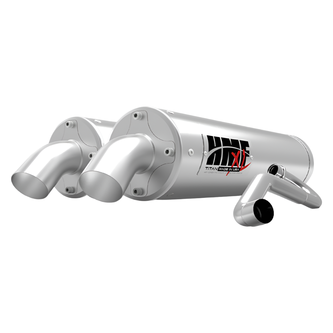Polaris RZR XP Titan Dual Full System Exhaust