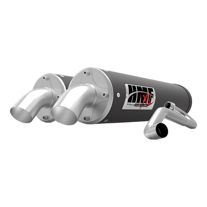 Polaris RZR Pro XP Titan Dual Full Turbo Back Exhaust