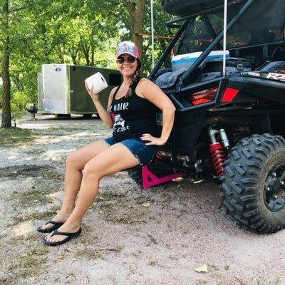 Universal "SHIT N' SPLIT" Hitch Mounted Portable Toilet