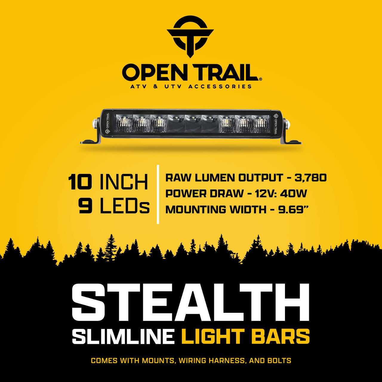 Open Trail STEALTH SLIMLINE LED LIGHT BAR