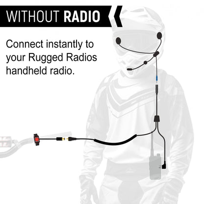 SUPER SPORT Complete Motorcycle Communication Kit with Lightweight SPORT Cables