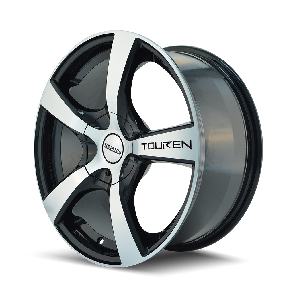 TOUREN TOUREN TR9 3190 GLOSS BLACK MACHINED 16X7 4-100/4-114.3 42MM 67.1MM