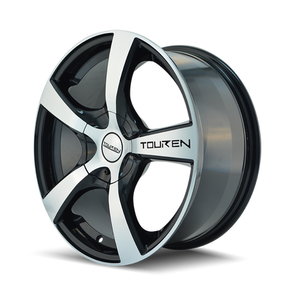 TOUREN TOUREN TR9 3190 GLOSS BLACK MACHINED 16X7 4-100/4-114.3 42MM 67.1MM