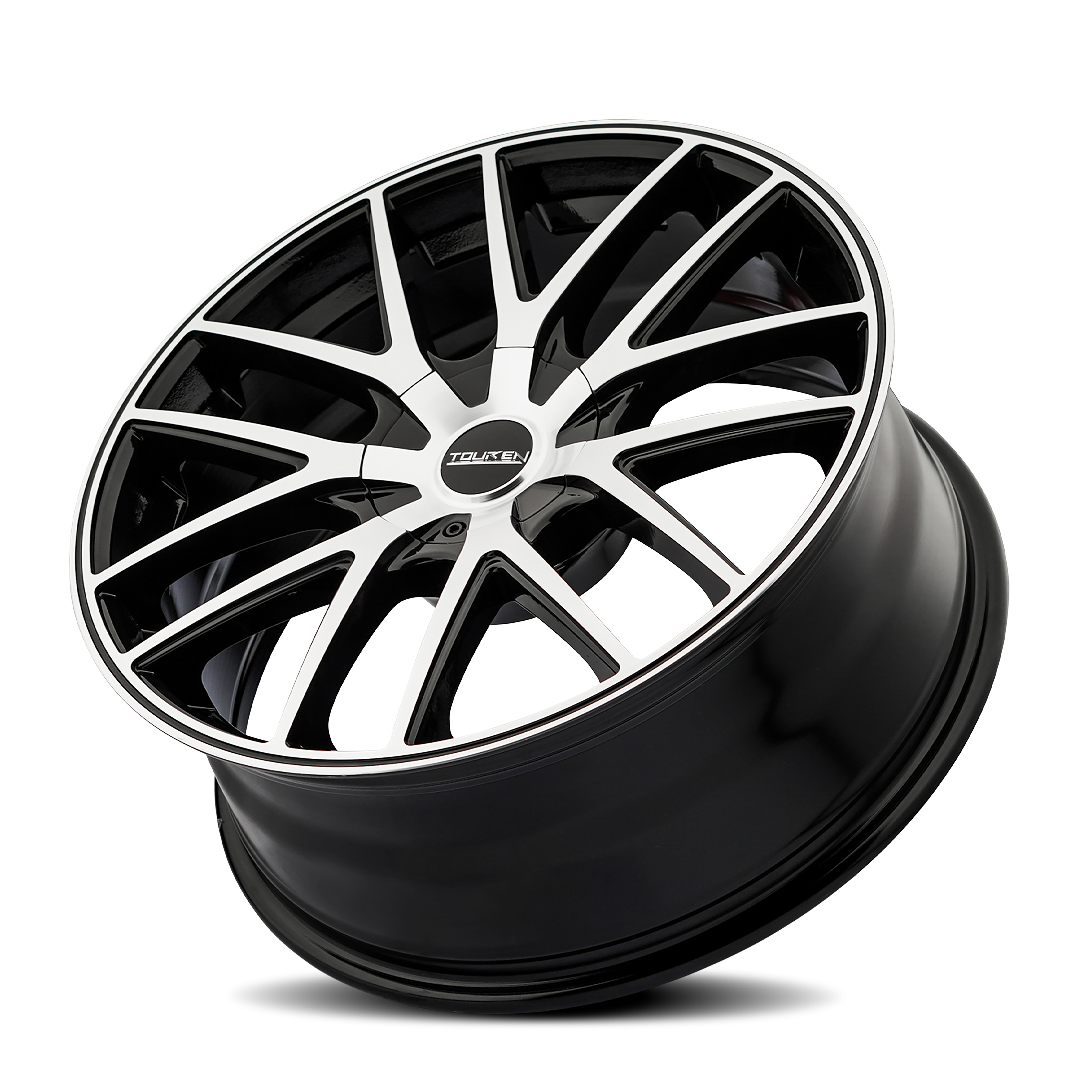 TOUREN TOUREN TR60 3260 GLOSS BLACK MACHINED 16X7 5-100/5-114.3 42MM 72.62MM