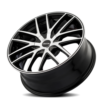 TOUREN TOUREN TR60 3260 GLOSS BLACK MACHINED 18X8 5-108/5-114.3 40MM 72.62MM