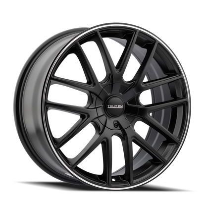 TOUREN TOUREN TR60 3260 MATTE BLACK MACHINED 16X7 5-112/5-120 42MM 72.62MM