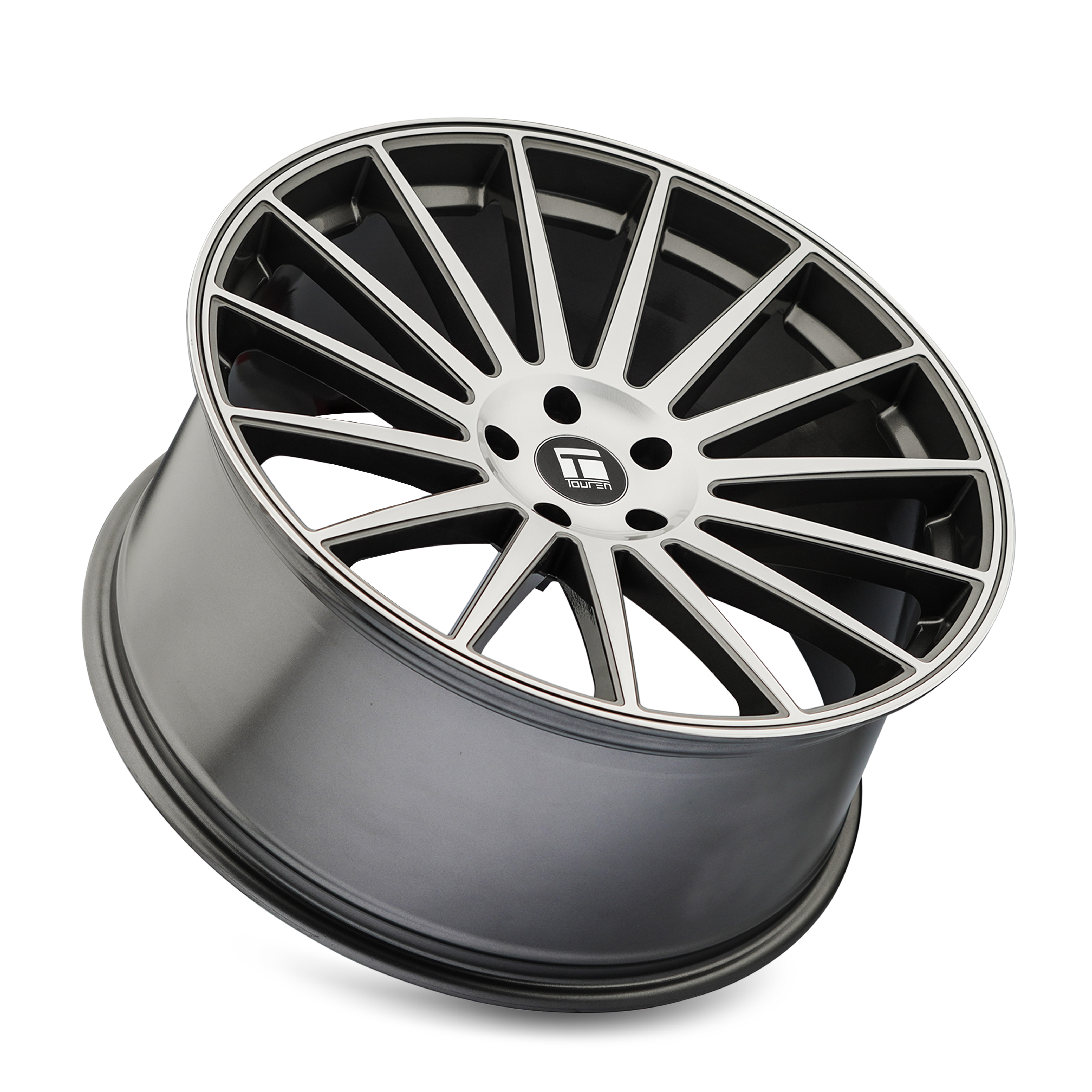 TOUREN TOUREN TR92 3292 GLOSS GRAPHITE MACHINED FACE 20X10.5 5-114.3 35MM 72.6MM
