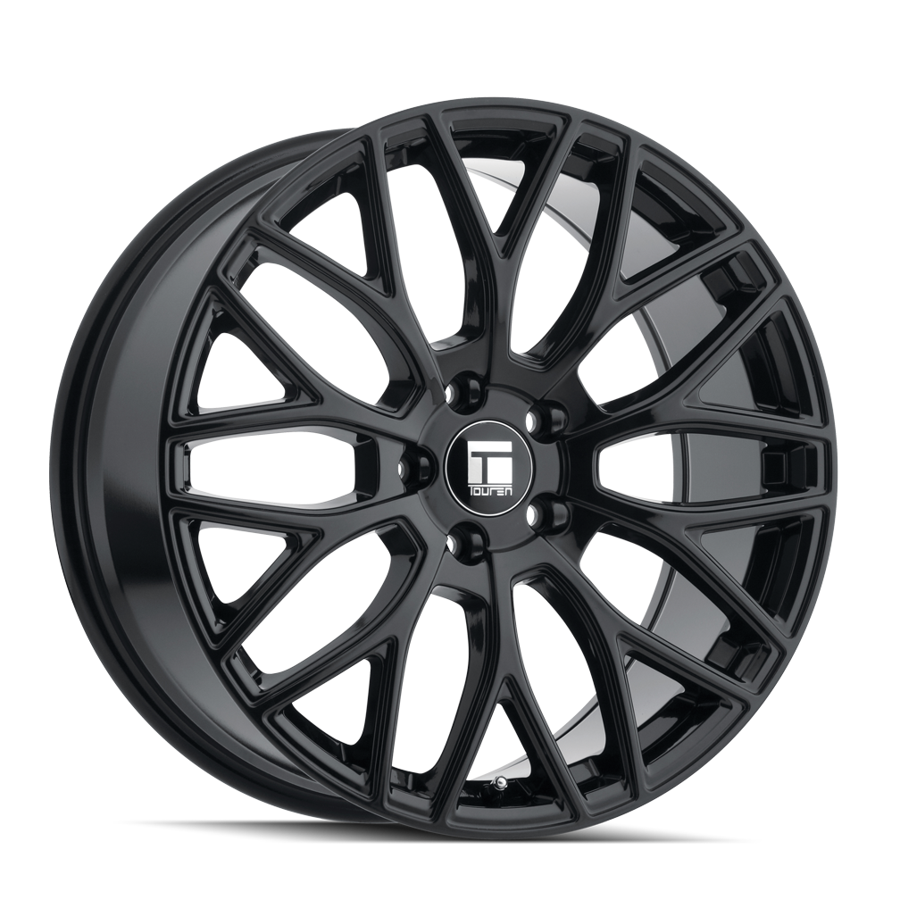 TOUREN TOUREN TR76 3276 GLOSS BLACK 18X8 5-112 35MM 66.56MM WITH BALL SEAT