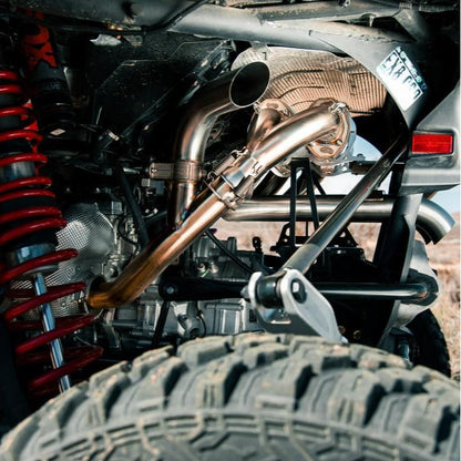 Can Am Maverick R Sidepiece Valved Head Pipe