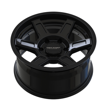 TUFFSTUFF TUFFSTUFF ASCENT TS01 GLOSS BLACK 17X8.5 6-135 0MM 87.1MM